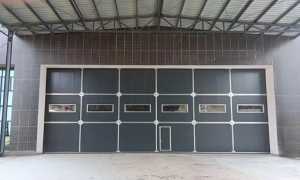 四川自贡无人机机库推拉门